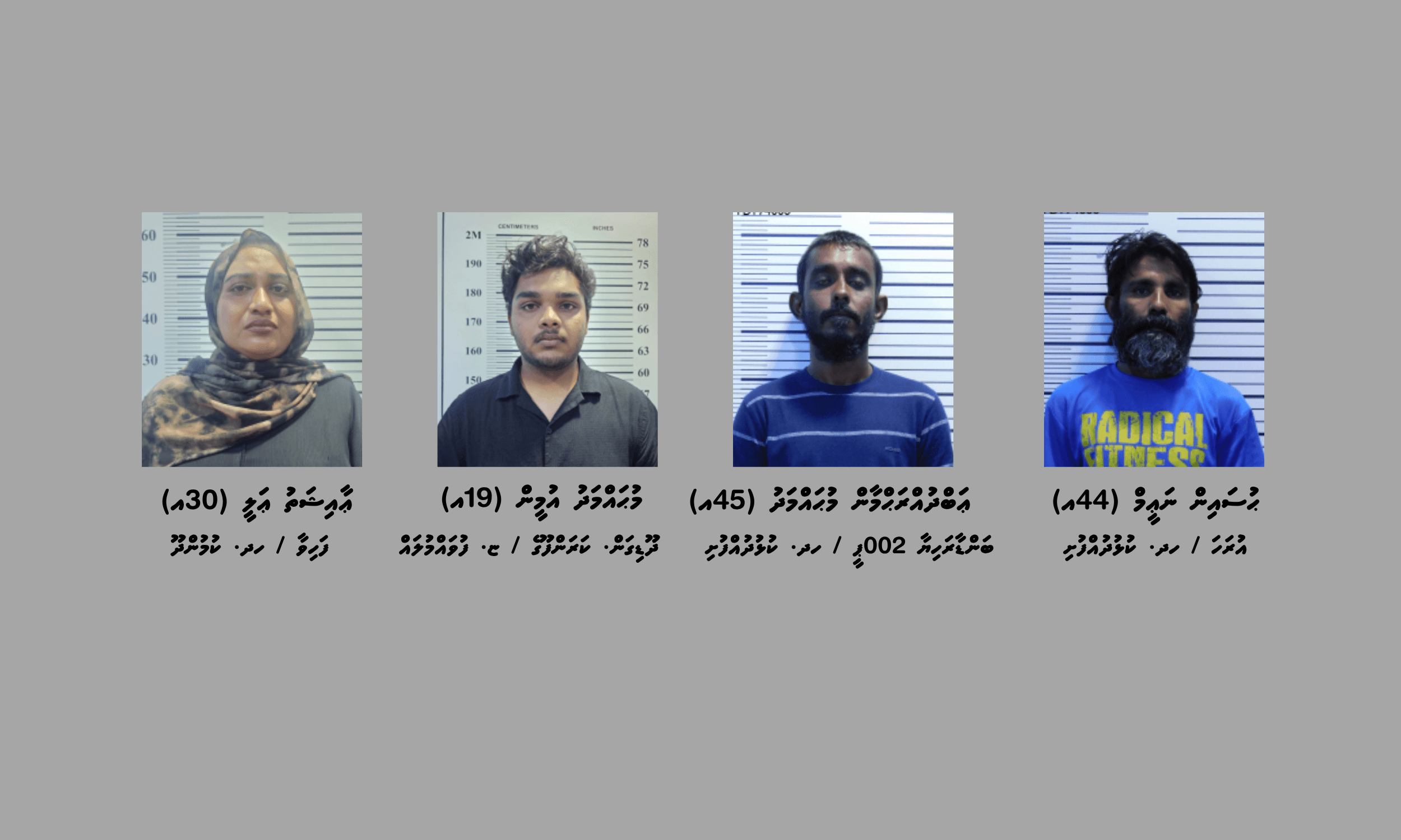 މަސްތުވާތަކެތި ބޭނުންކޮށް ވިއްކާ 4 މީހަކު ކުޅުދުއްފުށިން ހައްޔަރުކޮށްފި